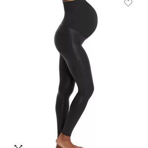 Spanx | Maternity Faux Leather Leggings